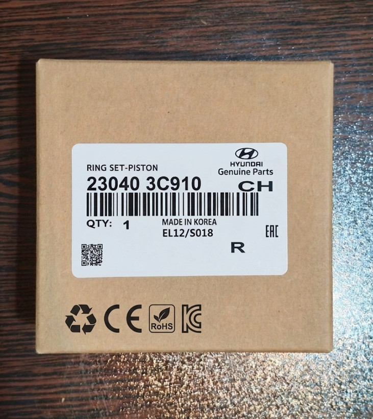 رینگ پیستون hyundai 23040-3C910 اصلی