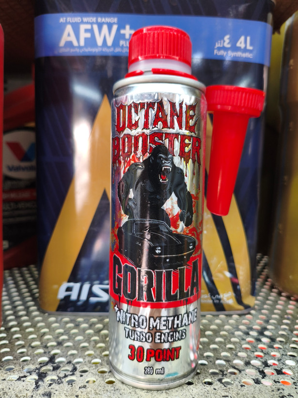 اکتان بوستر و مکمل بنزین گوریلا مدل Gorilla Octane Booster 200ml
