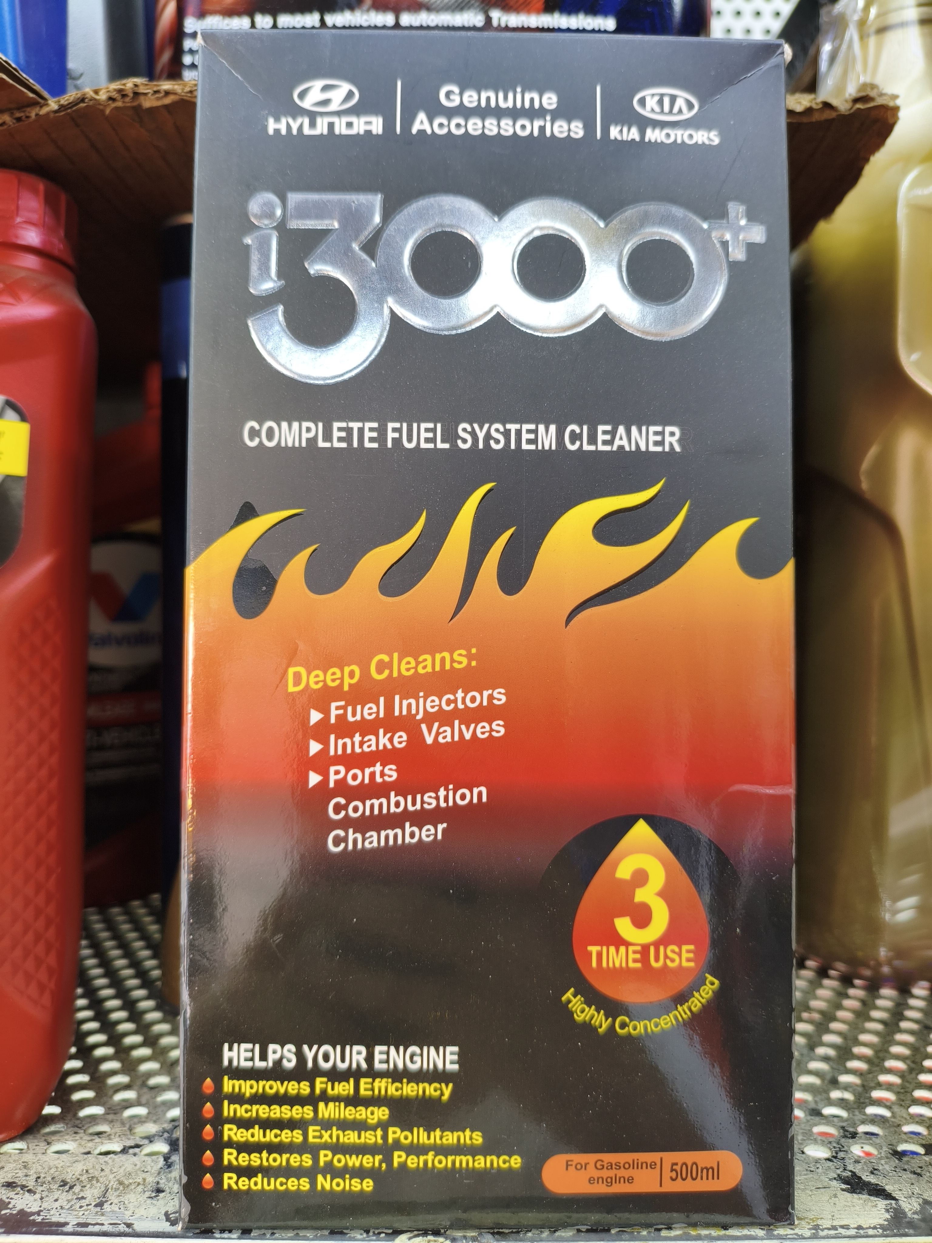 تمیز کننده سیستم سوخت خودرو مدل i3000 حجم 500 میلی لیتر مخصوص هیوندای کیا