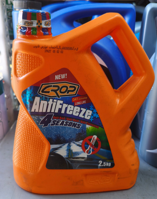 ضد یخ و ضد جوش و ضد زنگ خودرو کراپ مدل Anti Freeze حجم 2.5 لیتری