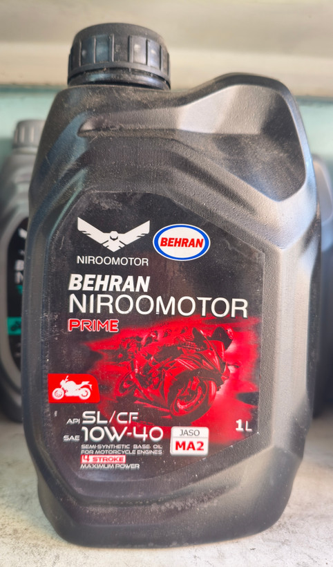 روغن موتور سیکلت 10w-40 بهران MA2
