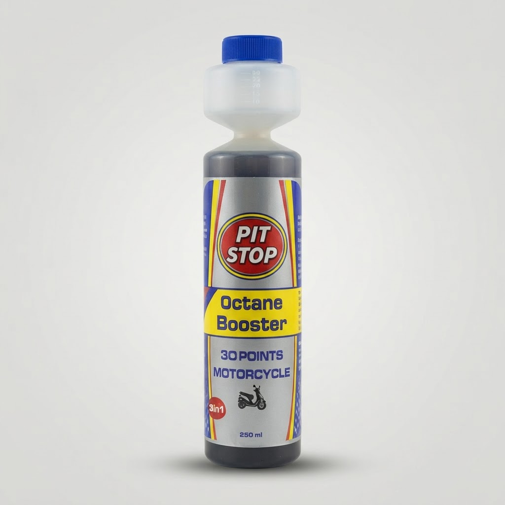 اوکتان سوخت PIT STOP بیشتر برای استفاده در موتور سیکلت