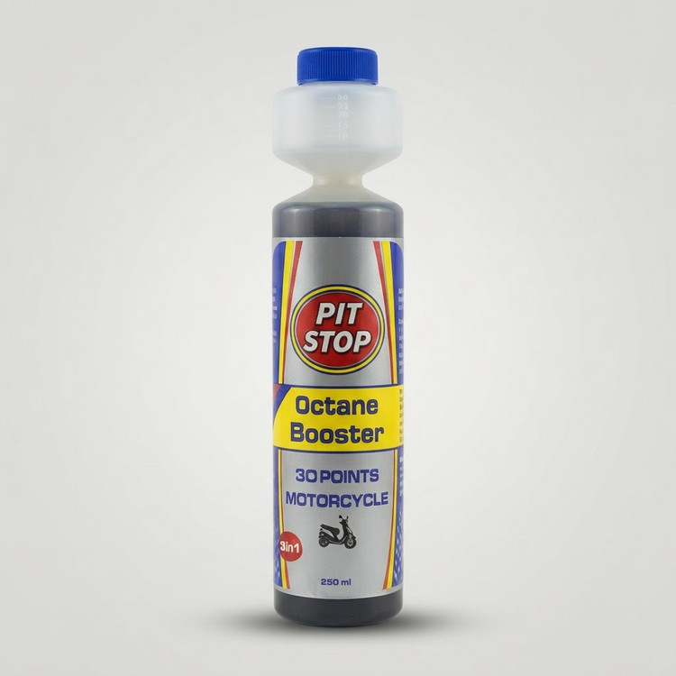 اوکتان سوخت PIT STOP بیشتر برای استفاده در موتور سیکلت