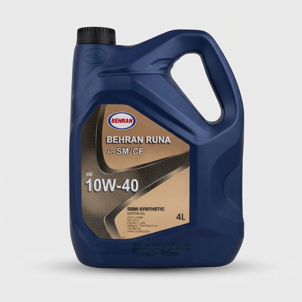 روغن موتور بهران رانا 10w40 SM حجم 4 لیتری