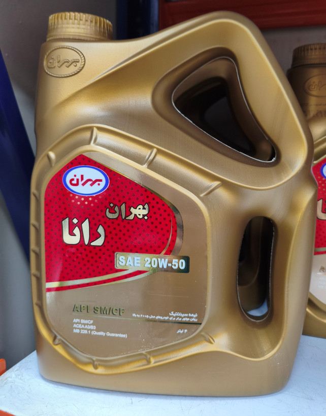 روغن موتور خودرو بهران مدل Rana SAE 20W-50 SM حجم 4 لیتر