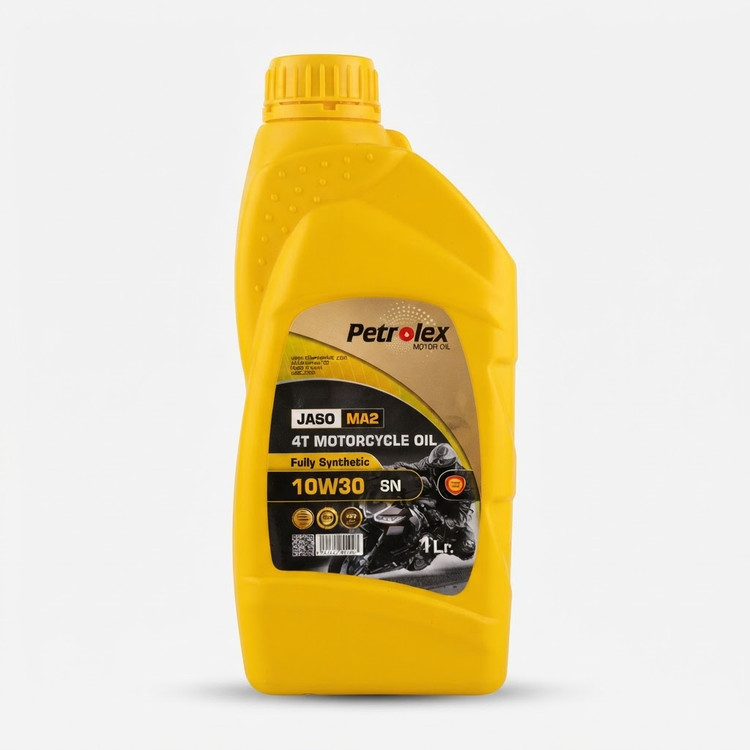 روغن موتور سیکلت پترولکس SN 10w-30 JASO MA2 حجم 1 لیتری